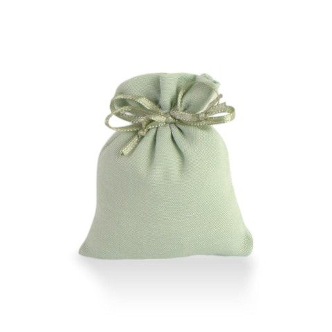 SACCHETTO COTONE VERDE PICCOLO 8X10